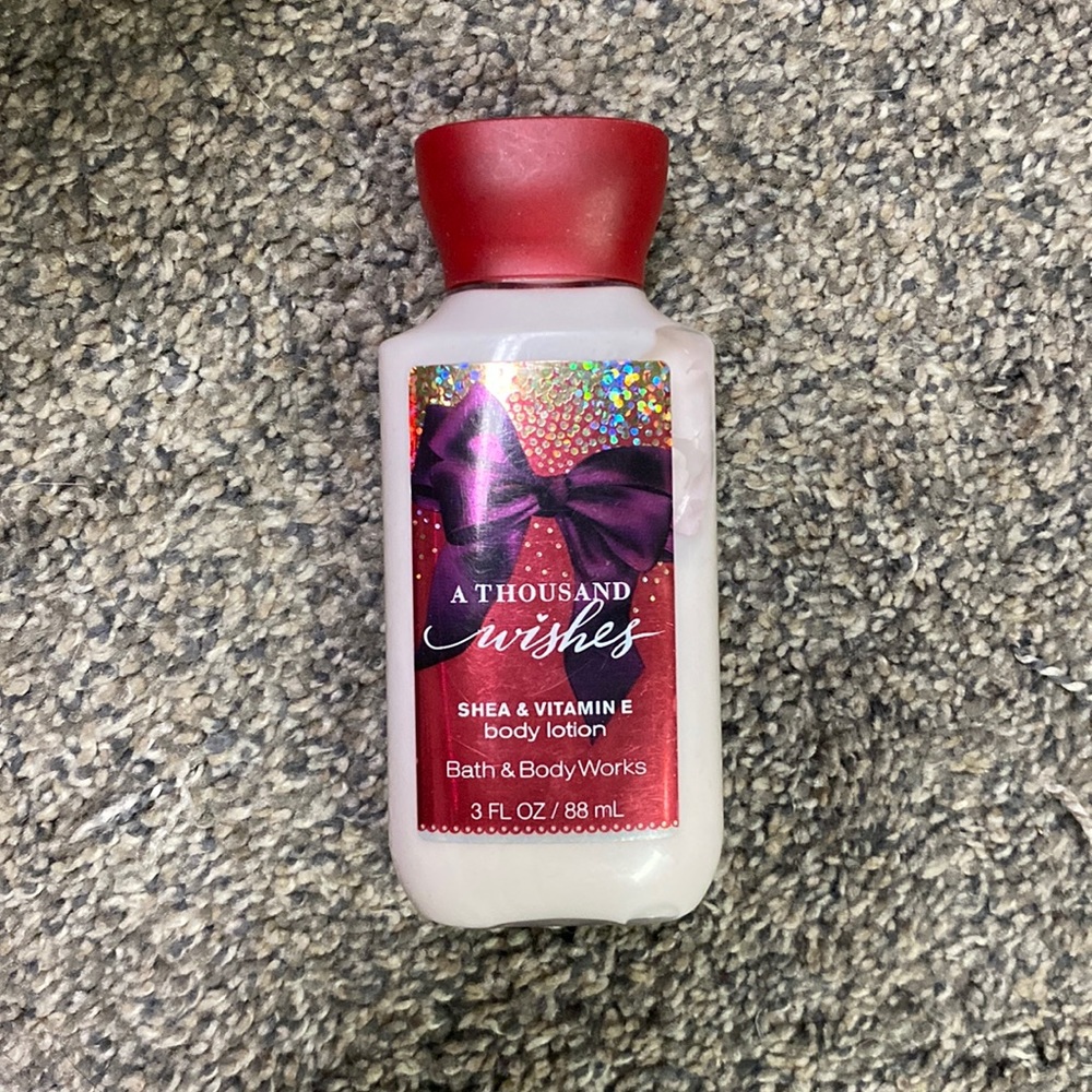 BBW thousand wishes lotion